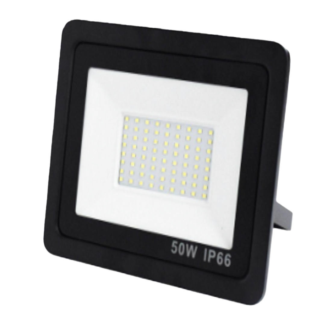 Yaming black square LED floodlight, 300W solar lighting lamp, signboard surveillance light Item Picture