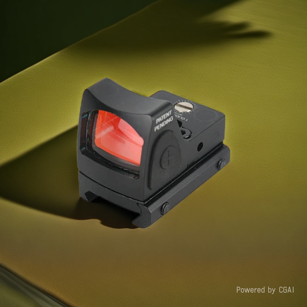 Metal RMR mini red dot sight, high-definition high-transparency iris finder lens, slingshot toy accessory details Picture