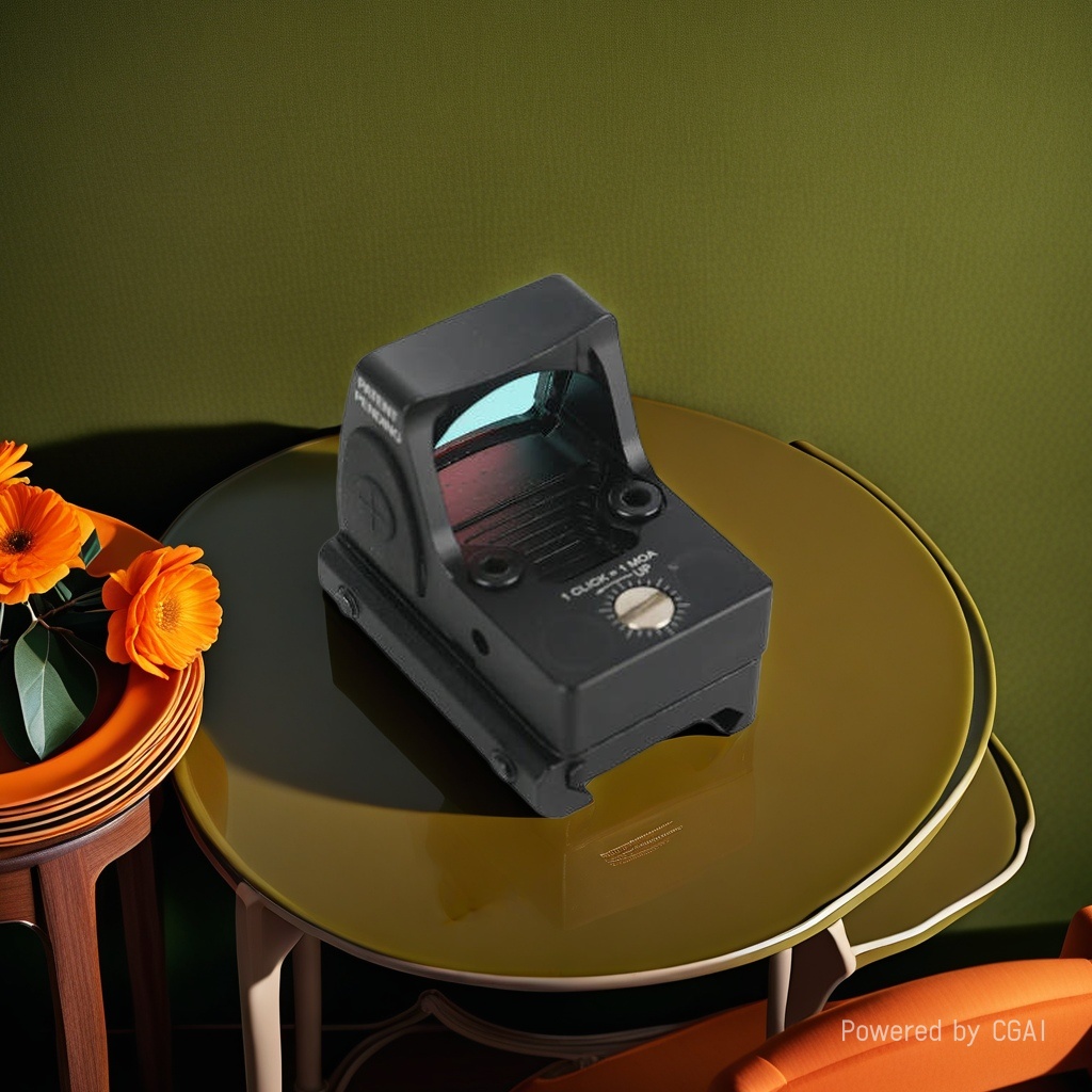 Metal RMR mini red dot sight, high-definition high-transparency iris finder lens, slingshot toy accessory Specification image