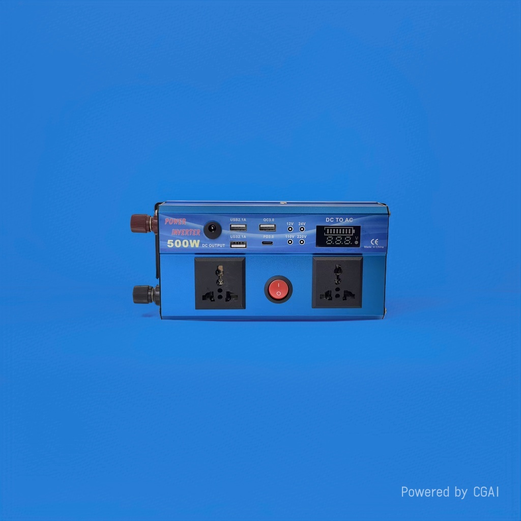 POWMR blue lithium battery integrated solar inverter power supply 12V24V