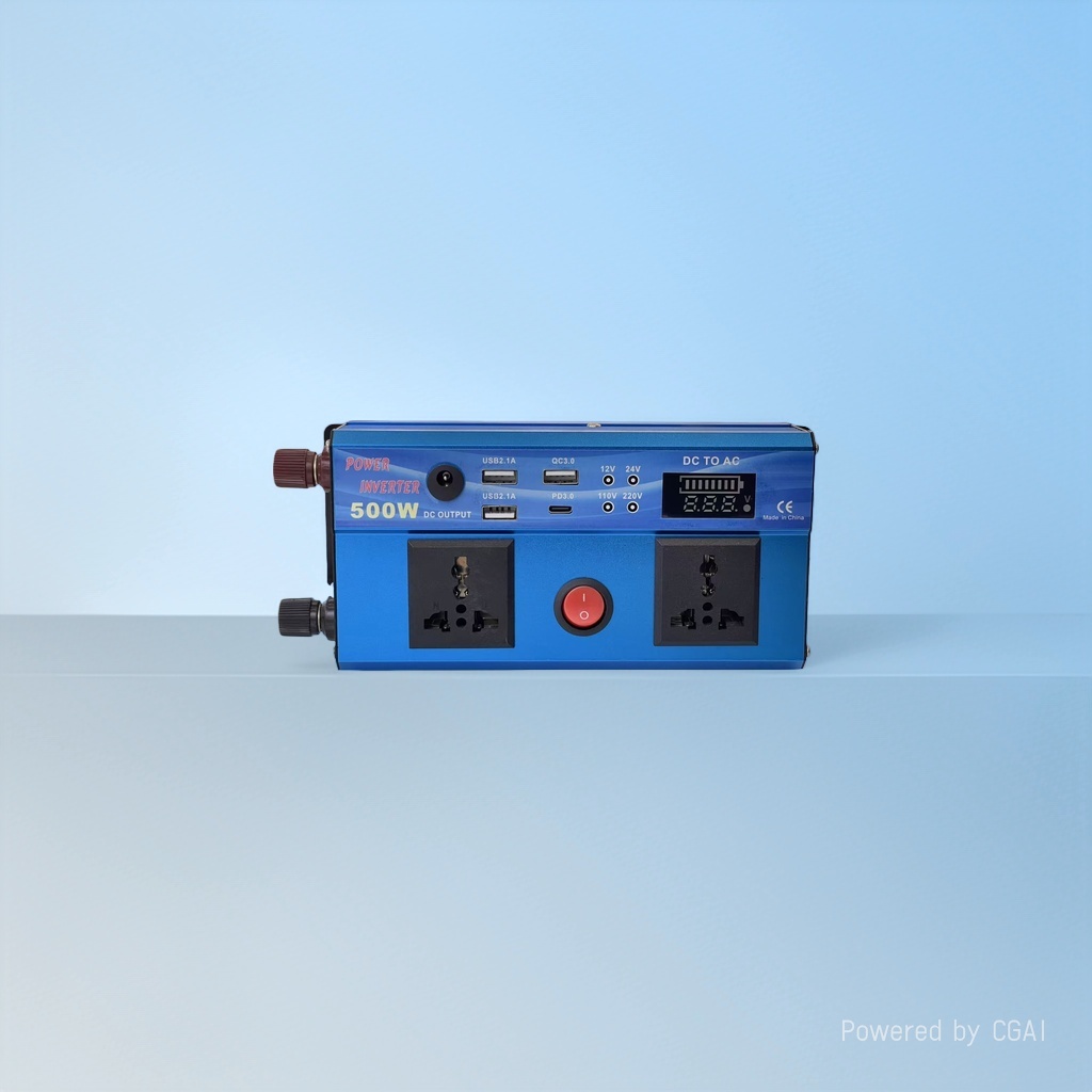 POWMR blue lithium battery integrated solar inverter power supply 12V24V details Picture