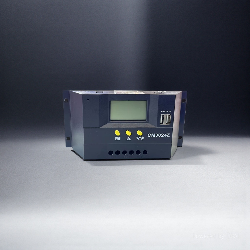 CM3024Z black MPPT solar controller with LCD screen, USB interface, energy storage electronic version Application Scenario