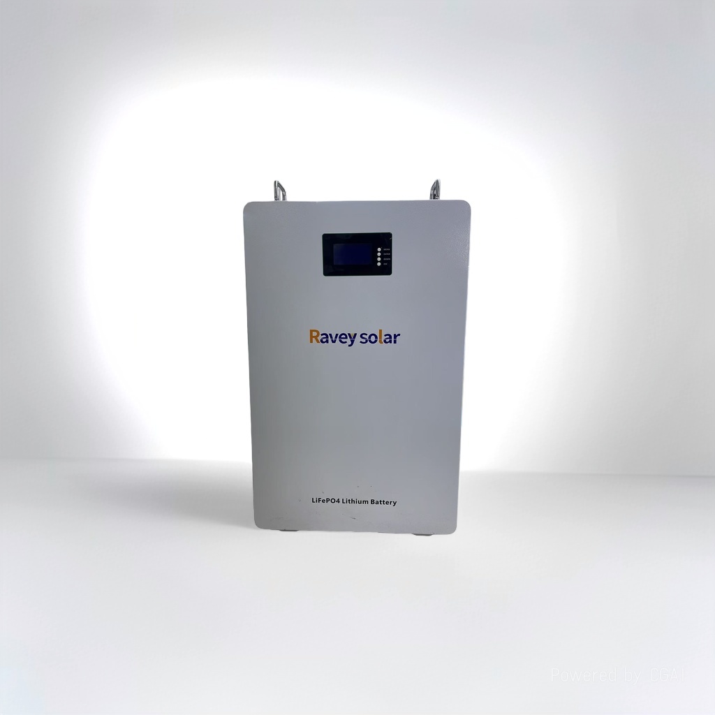 白色太阳能磷酸铁锂蓄电池 其他电池 51.2V 100Ah 5kwh