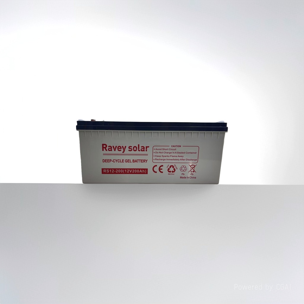 Ravey solar 200AH铅酸电池胶体电池 12v 200ah电池 details Picture