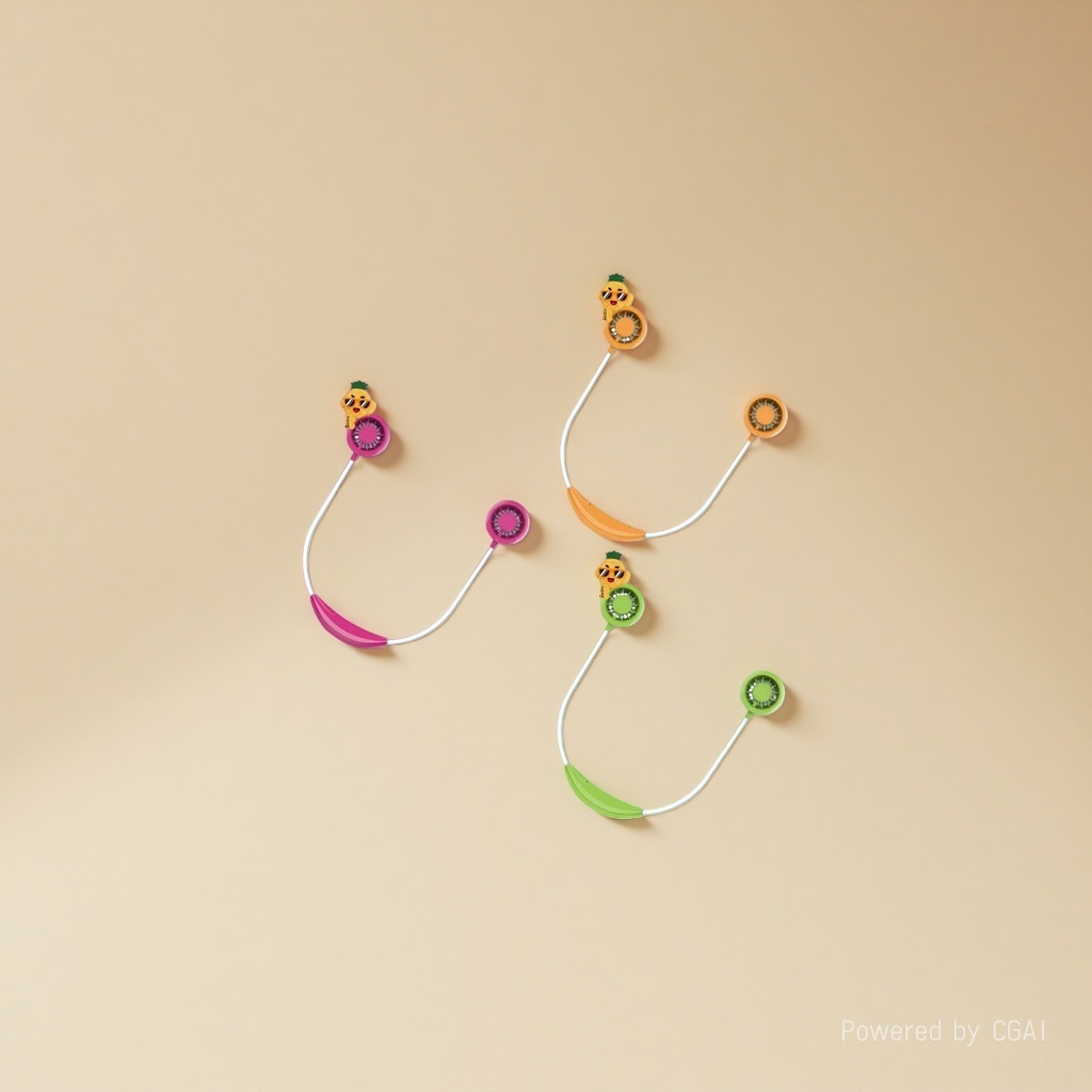 رقاقات كرتونية ملونة لفاكهة الكروت Specification image