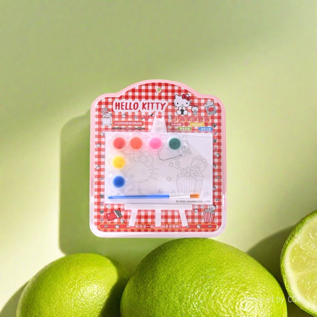 Hello Kitty小画家涂色画套装 其他绘图文具 儿童益智填色绘画工具
