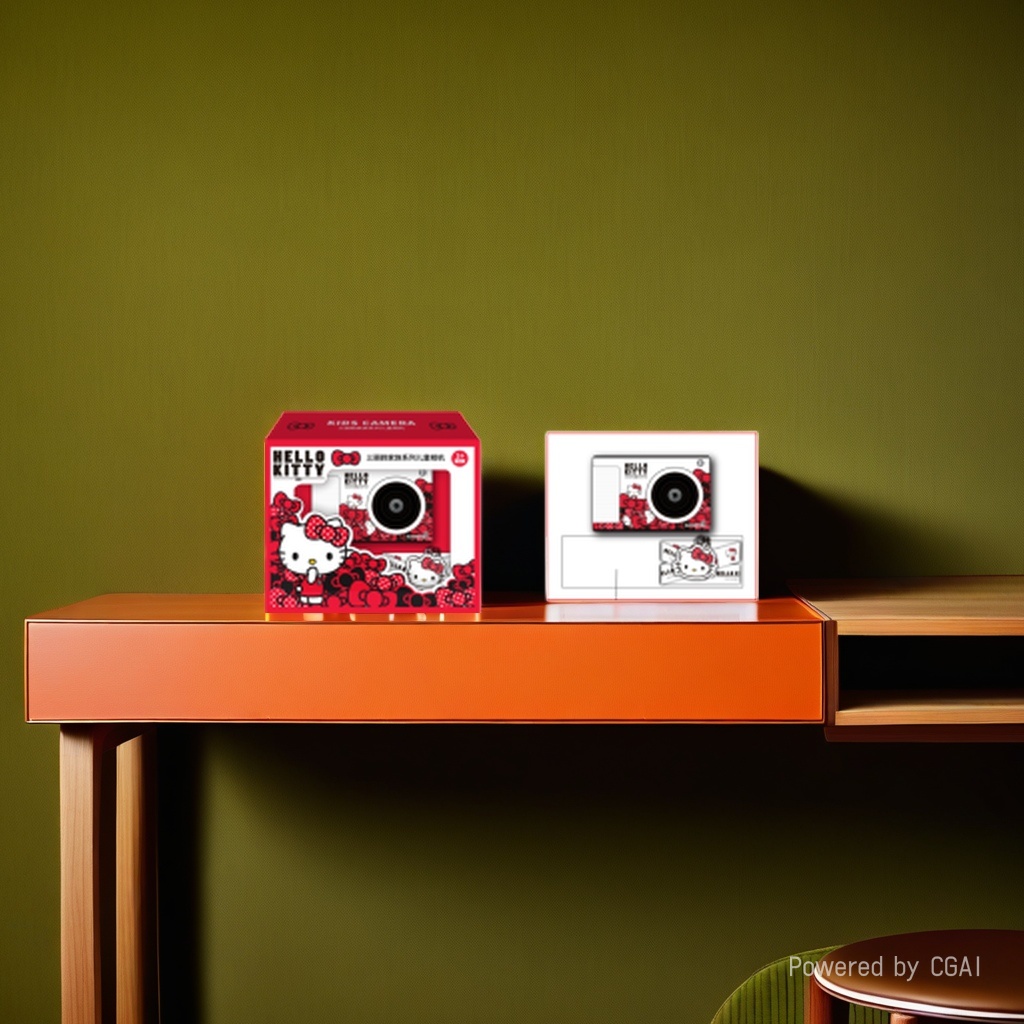 Red Hello Kitty camera Sanrio family series children's camera DYT012 Specification image