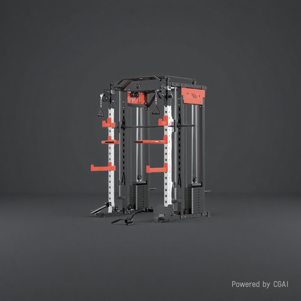 جهاز أسود لللياقة البدنية المتعددة الأغراض (YB-0610 Specification image