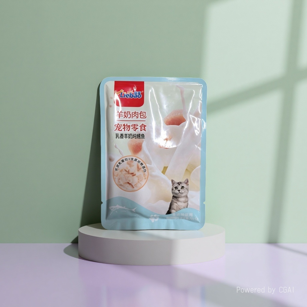 Factory direct sales of pet freeze-dried cat fish cans, sheep milk meat buns, cod wet food buns, cat snacks and pet food