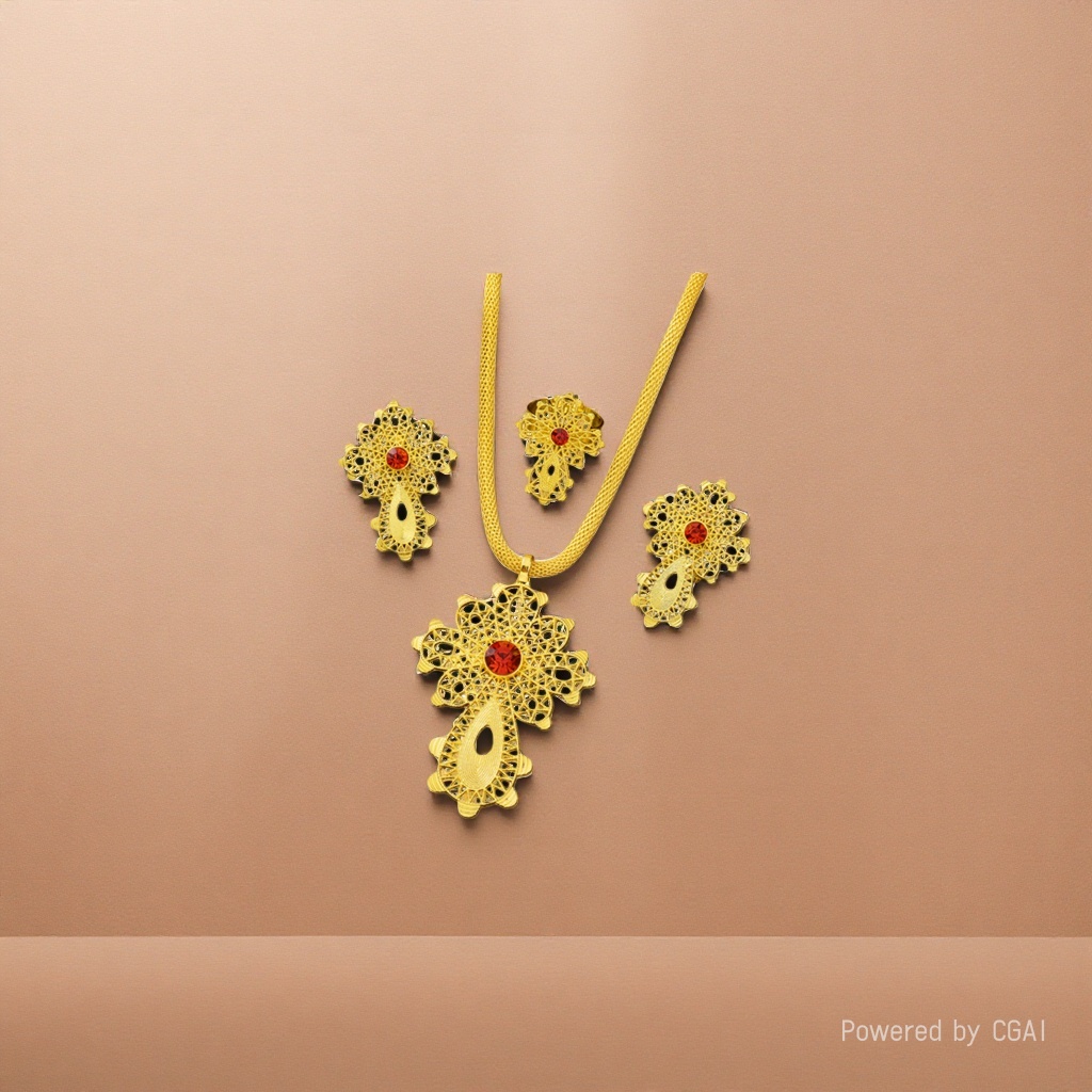 不锈钢套装饰品/饰品/首饰套装/不锈钢饰品/时尚首饰套装细节图