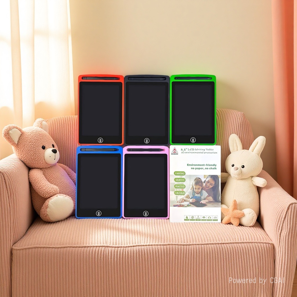 BB8001 Color frame LCD liquid crystal writing tablet, children's drawing tablet and writing tablet Item Picture