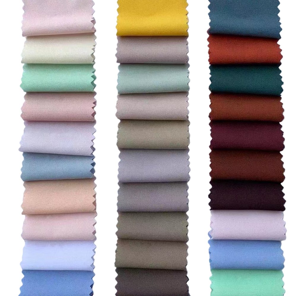 كراسة عينات من الأقمشة الملونة مصبوغة بالحرارة والرقعة الرقمية المستقيمة Item Picture