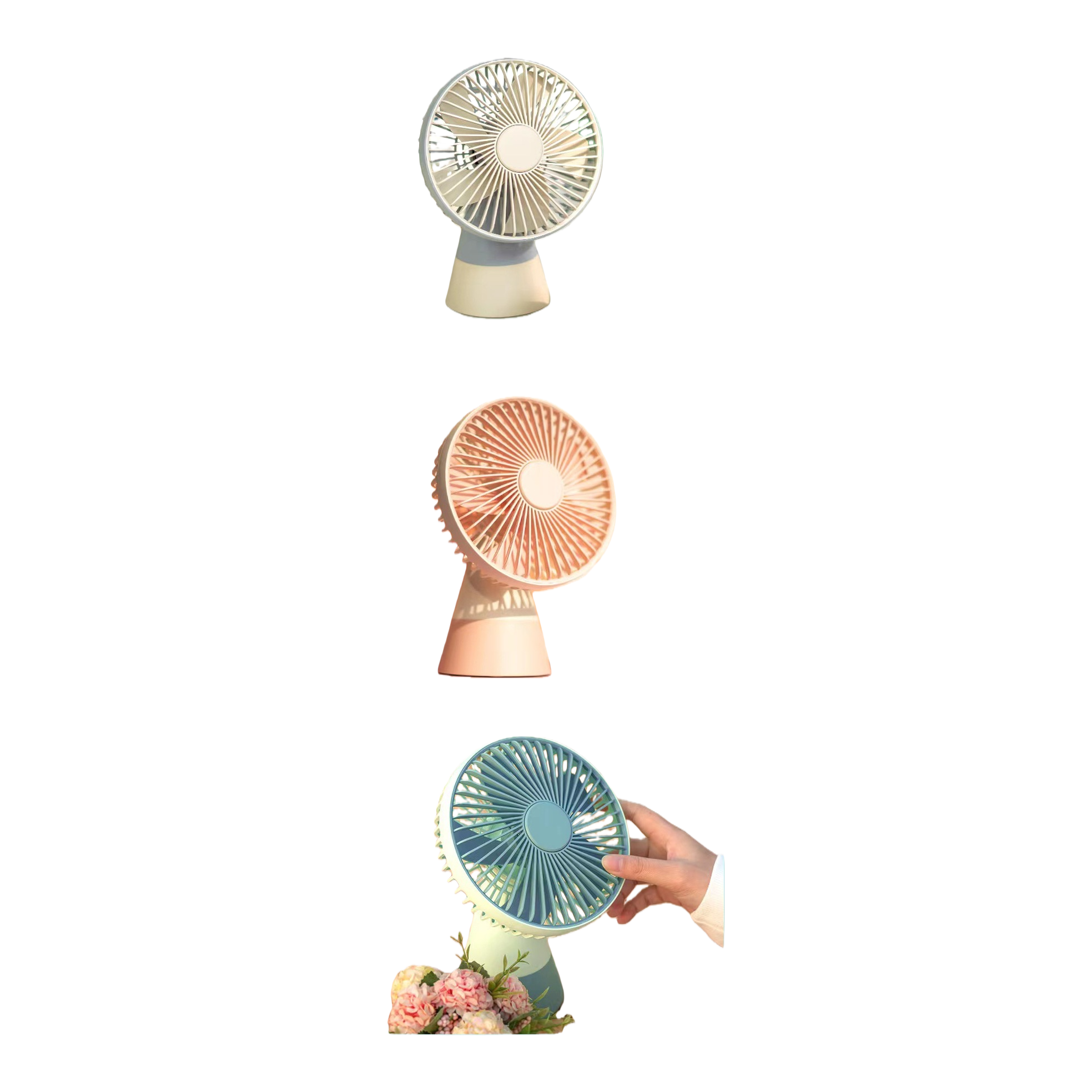 المراوح الصغيرة في الدورة الشمسية هي مراوح ذات لون أبيض وأسود أبيض وثلاثة ألوان Item Picture