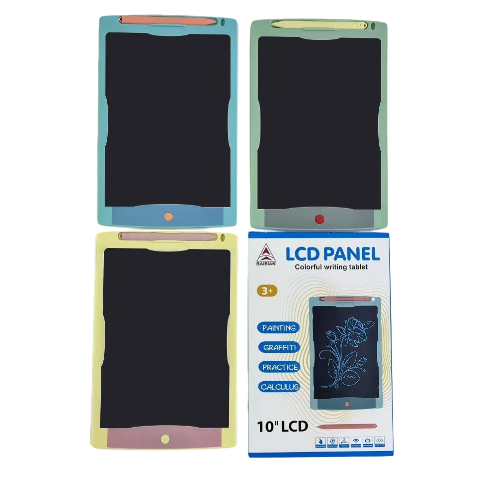 BB1001-1百变玩具厂家直供儿童LCD液晶手写板写字画板10英寸可擦写