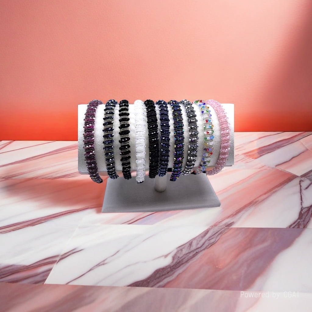Multicolored beaded and fragrant beaded amethyst bracelet, suitable for both men and women details Picture