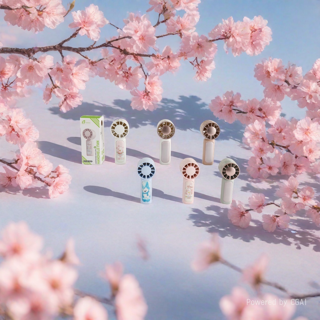 The USB mini color handheld fan is small, portable, quiet and cool Application Scenario
