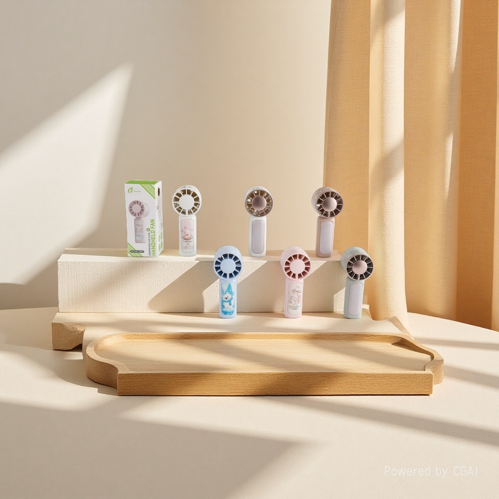 The USB mini color handheld fan is small, portable, quiet and cool Specification image