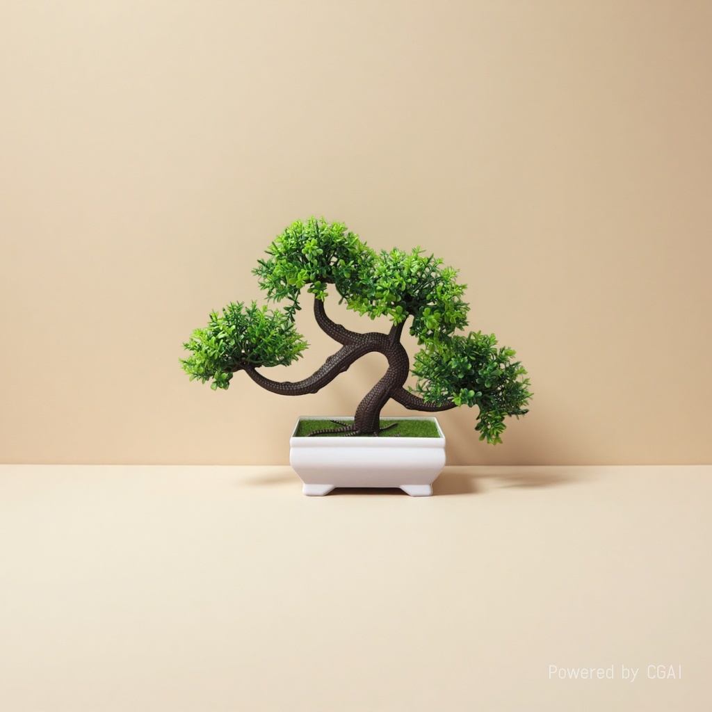 绿色盆景树微景观樱花橡皮多肉盆景盆景微景观盆景