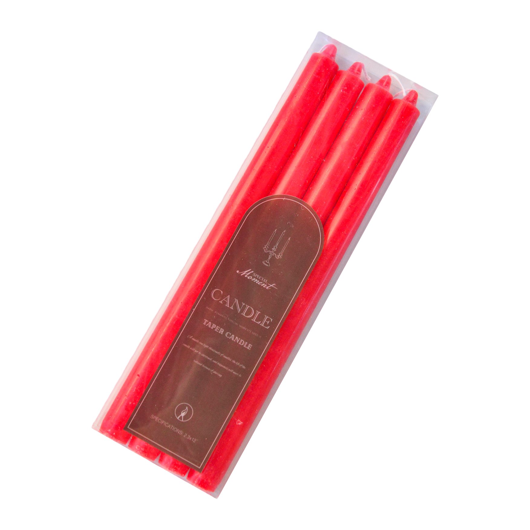 Red birthday and Christmas scented candle strips with LED wedding pole candles Item Picture