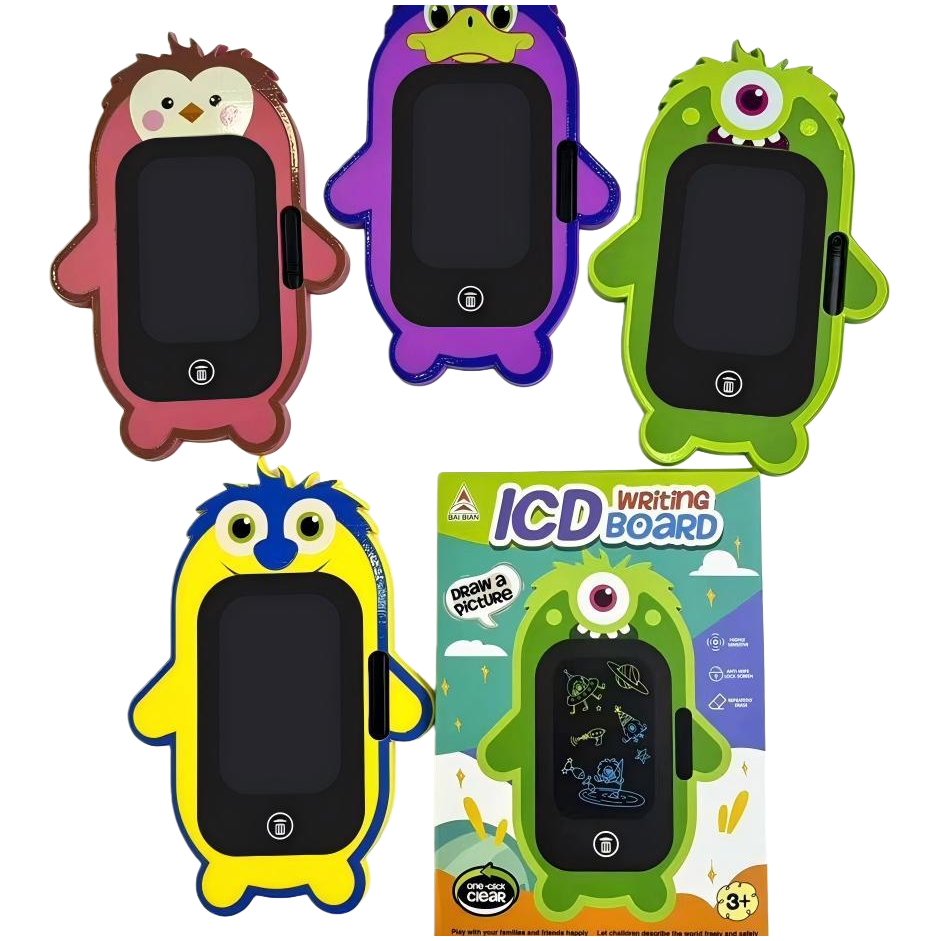 BB4502-2C Versatile toy manufacturer direct supply one-eyed beast-shaped children's color cartoon LCD handwriting pad