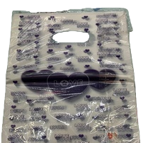 Purple heart-shaped patterned plastic food bag, special nylon aluminum foil self-standing and self-sealing bag for milk tea, coffee and dog food Item Picture