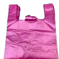 红色塑料背心袋超市包装袋印刷定制100只 Item Picture
