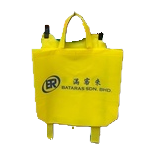 Thickened and foldable non-woven fabric bags for takeout Item Picture