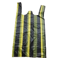 أكياس أخرى من البلاستيك ذات الأغطية الصفراء والسوداء، مغلفة بإحكام مقاومة للالمد Item Picture