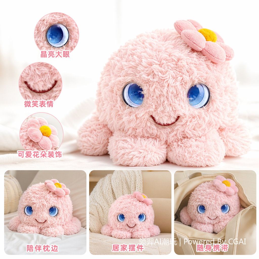 紫色毛绒独角兽玩偶 毛绒公仔布娃娃玩具 可爱萌系毛绒玩具113112536