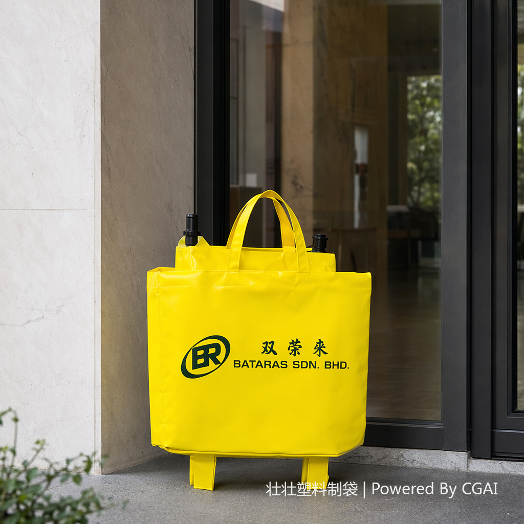 Thickened and foldable non-woven fabric bags for takeout details Picture