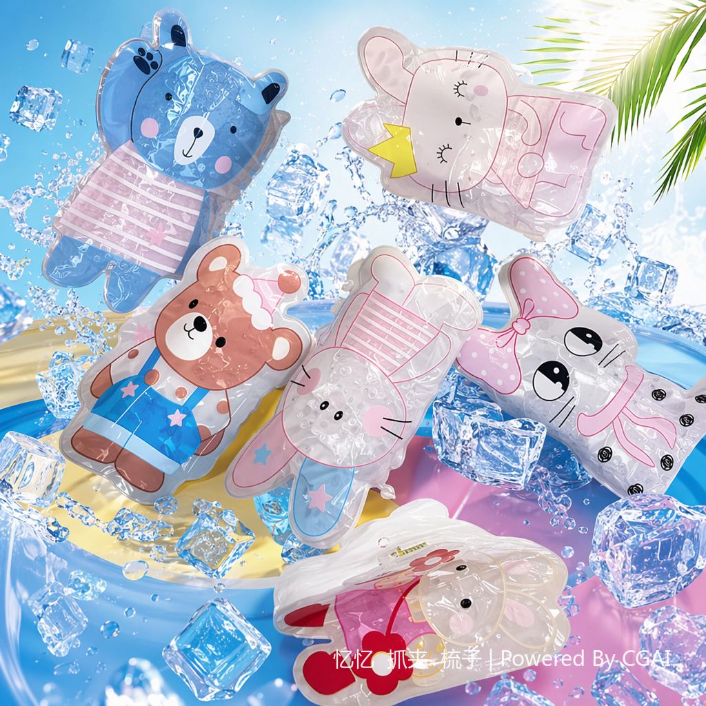 Colorful cartoon shark clip children's hair accessories and hairpin ornaments details Picture