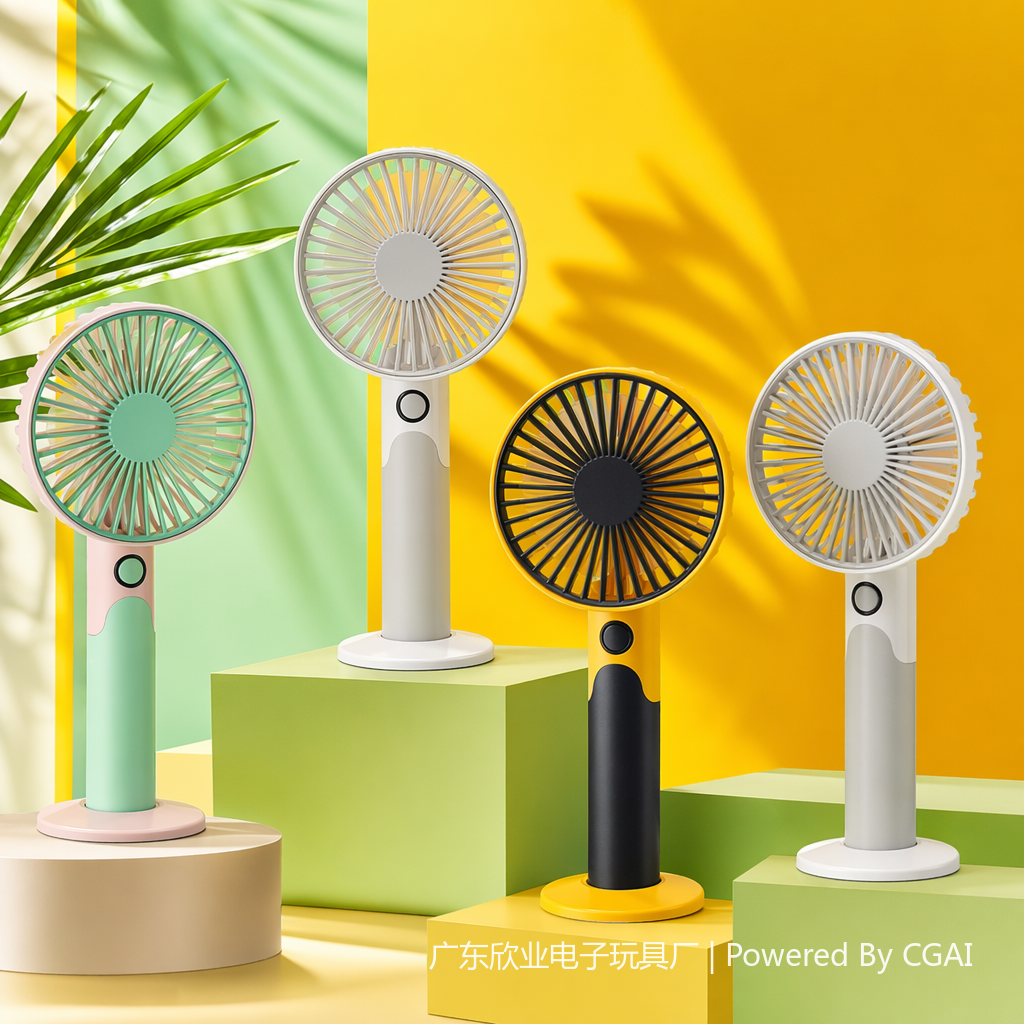 High-appearance-level high-speed handheld mini fan, mini electric fan, outdoor portable model Specification image
