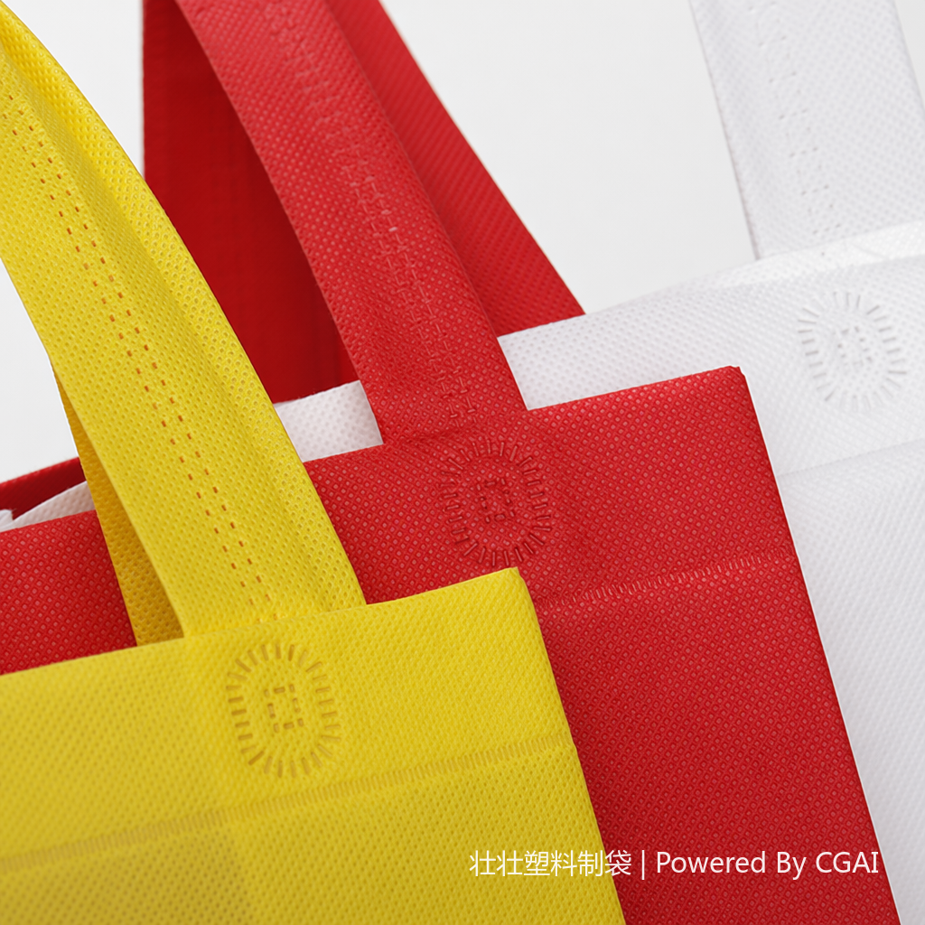Thickened, foldable, eco-friendly non-woven fabric takeout bag Specification image