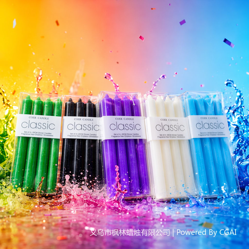 Colorful plastic candlesticks, candle cups, scented glass cups, cross-border household items Specification image