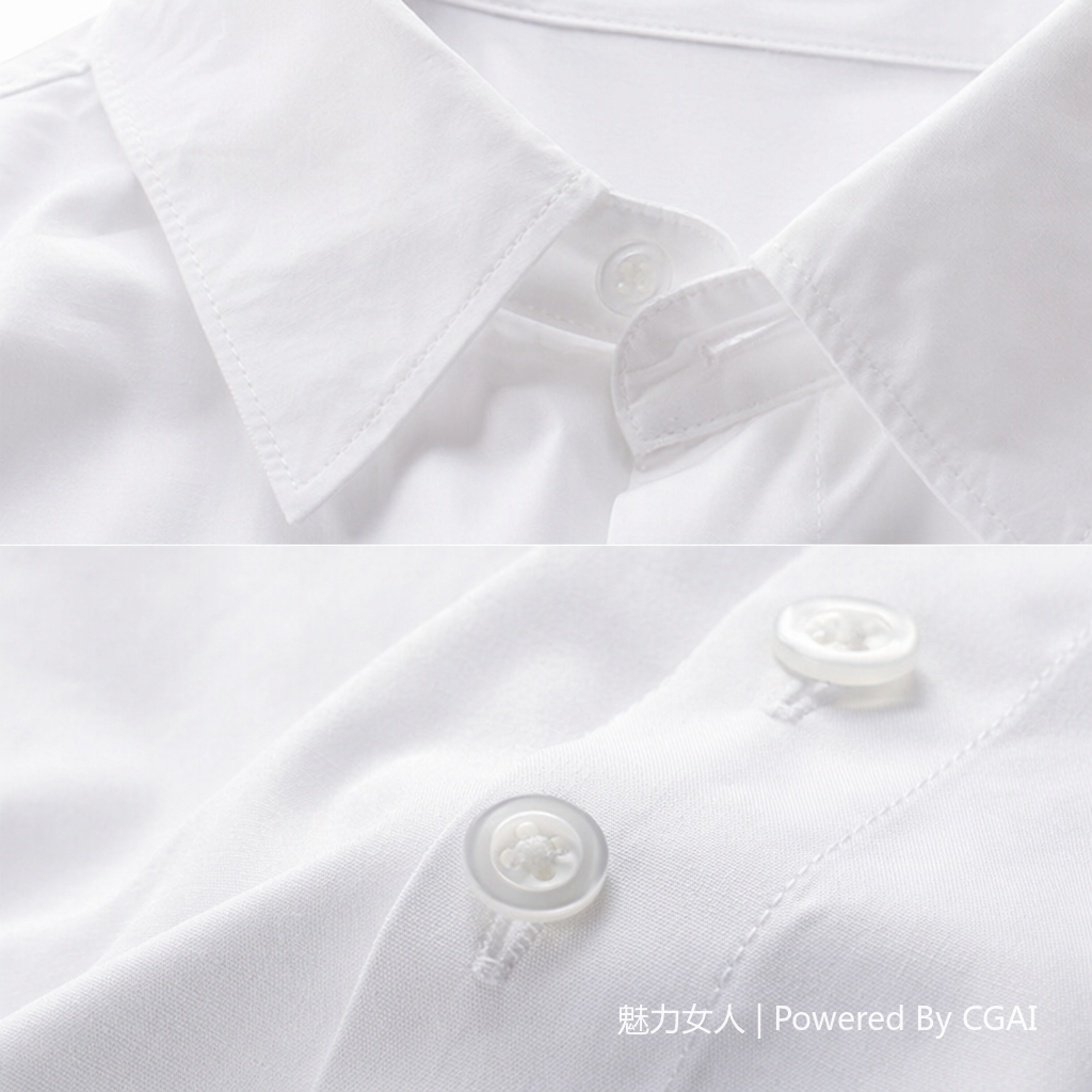 A fresh and artistic style women's 7-inch sleeve casual shirt 2025 summer new style versatile and elegant top 092222889 Application Scenario