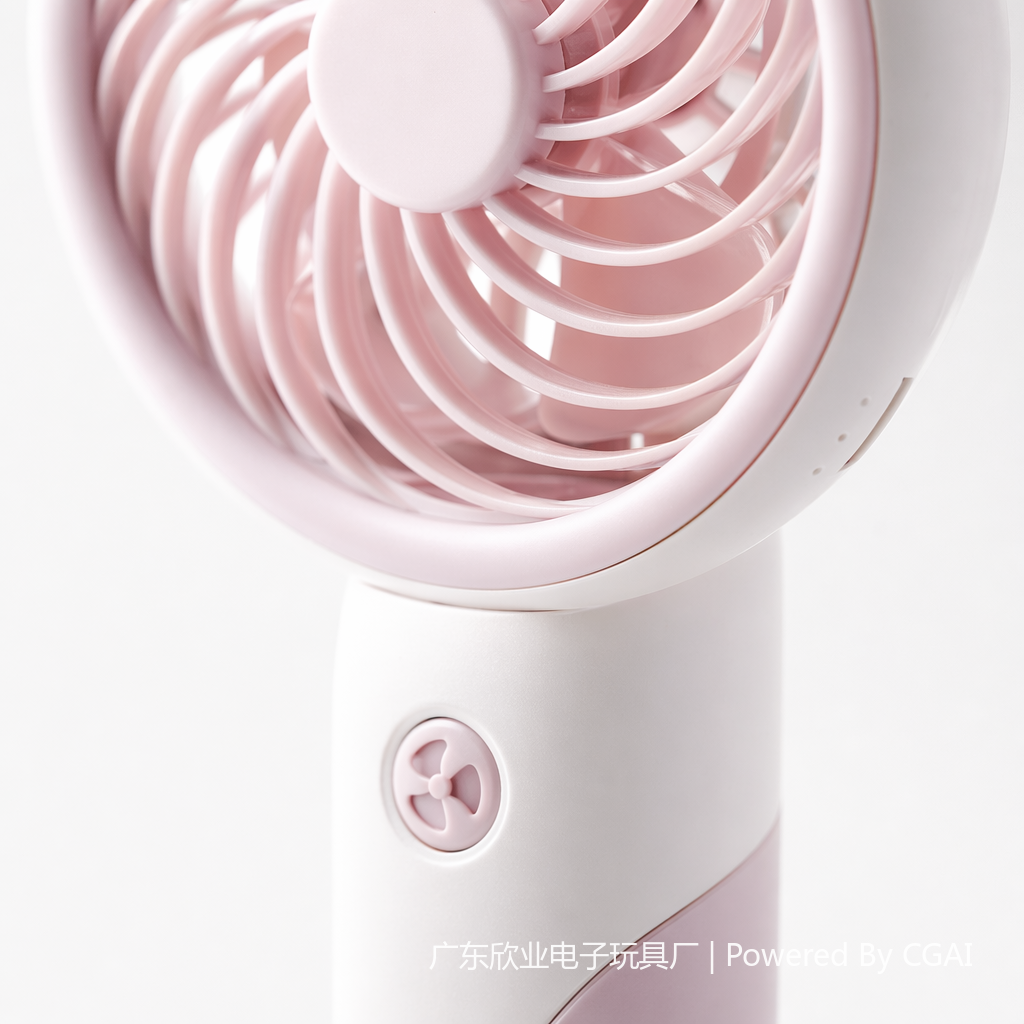 Colorful mini handheld electric fan, portable handheld fan, small fan, handheld fan Application Scenario
