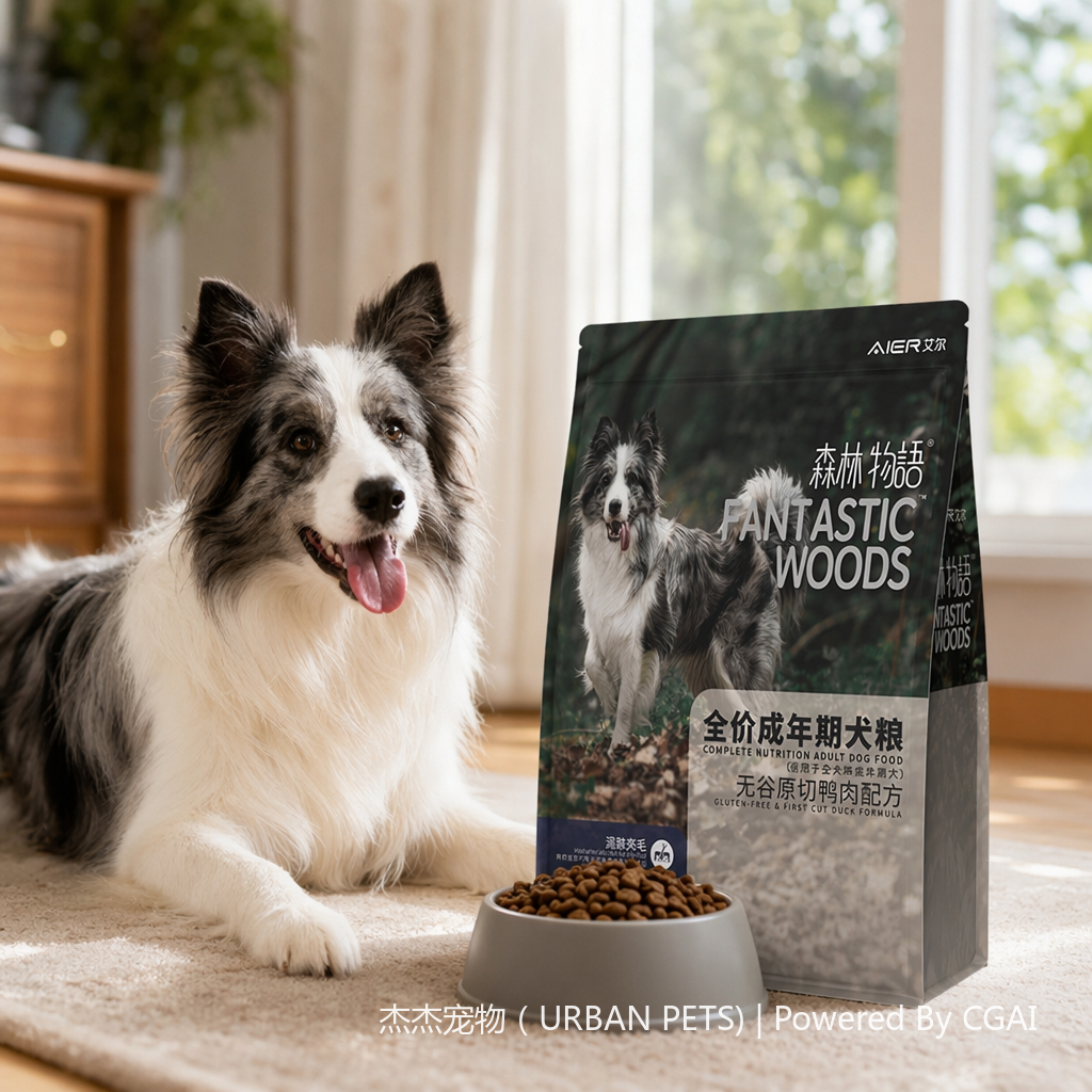 Elson Forest Story Full Price Adult Dog Food, grain-free original cut duck meat formula, moisturizing skin, brightening fur, protecting intestines and providing excellent bowel movements, suitable for adult dogs details Picture