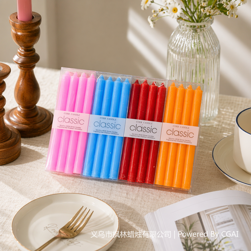 Colorful birthday and Christmas scented candle sets, LED wedding pole candles, birthday candles, birthday candles, Christmas scented candles details Picture