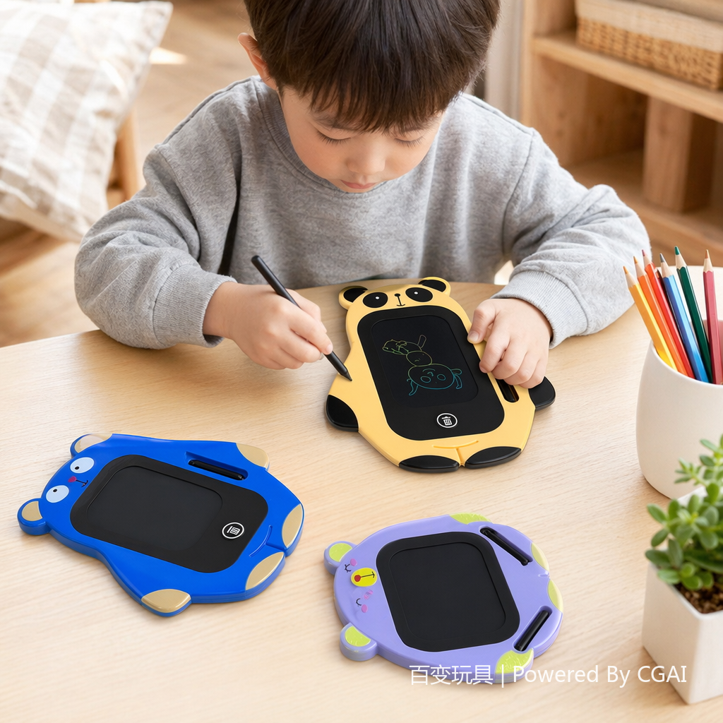 BB4502-1C color cartoon animal-shaped LED liquid crystal writing tablet directly supplied by the original manufacturer details Picture
