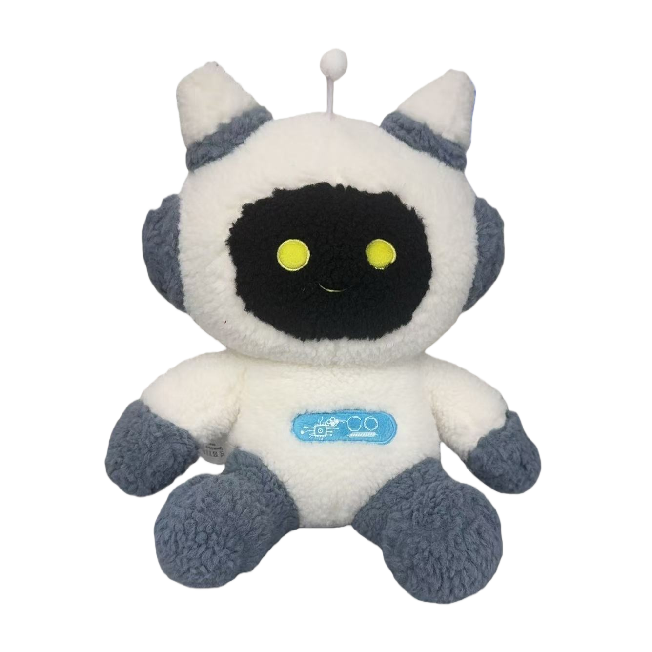 白色毛绒机器人可AI语音互动机器人AI智能陪伴 Item Picture