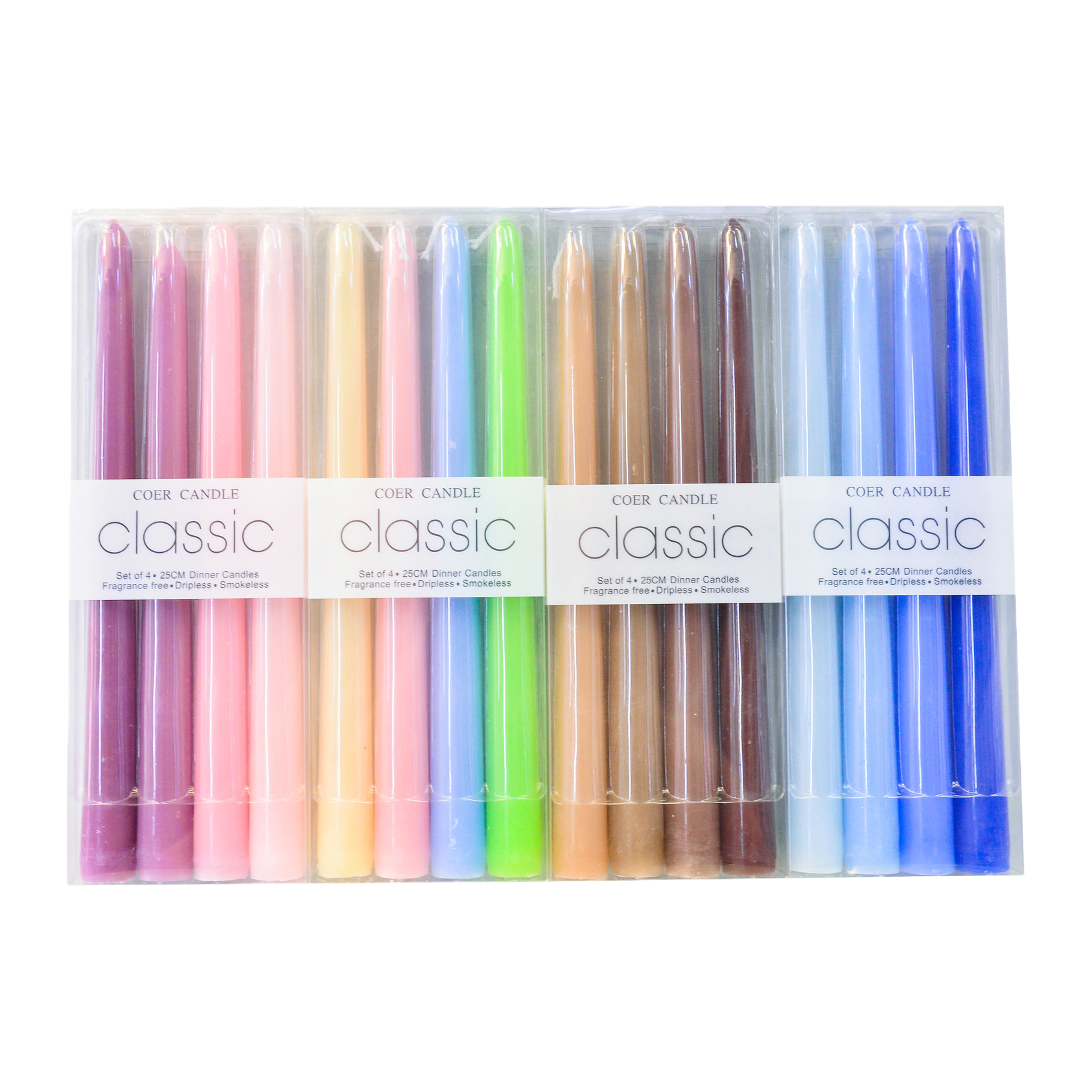 Christmas Party Colorful scented candle set, 12 birthday LED safety candles Item Picture