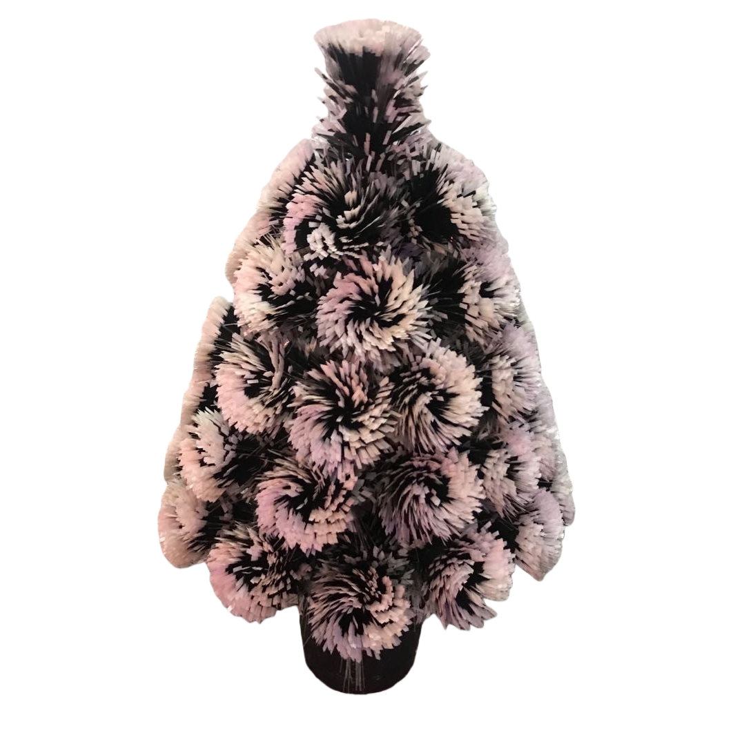 Black, white and pink plush folding Christmas tree Christmas gift items Item Picture