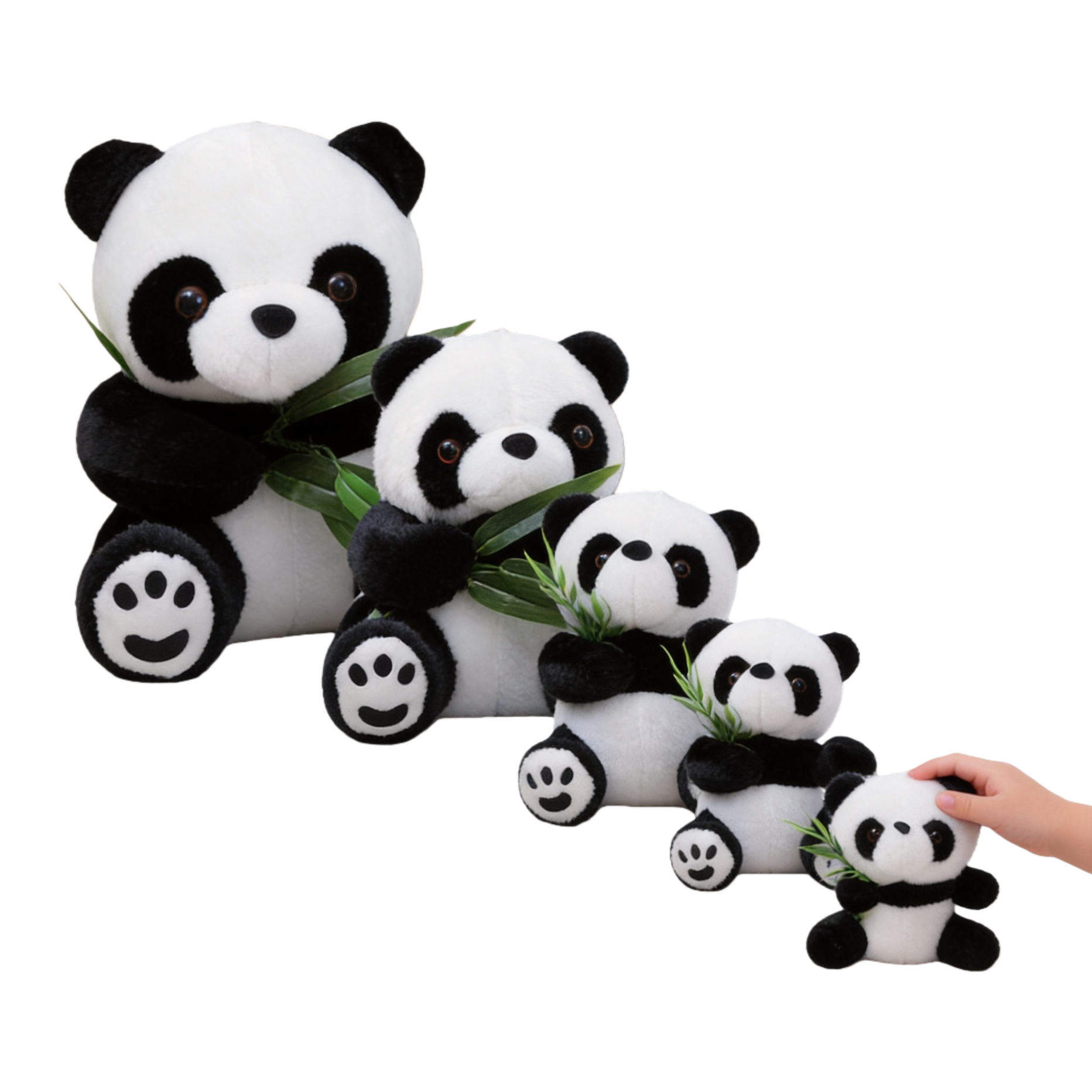 Wholesale of 60 cm national trend cute panda dolls, national treasure giant pandas, simulated panda plush toys