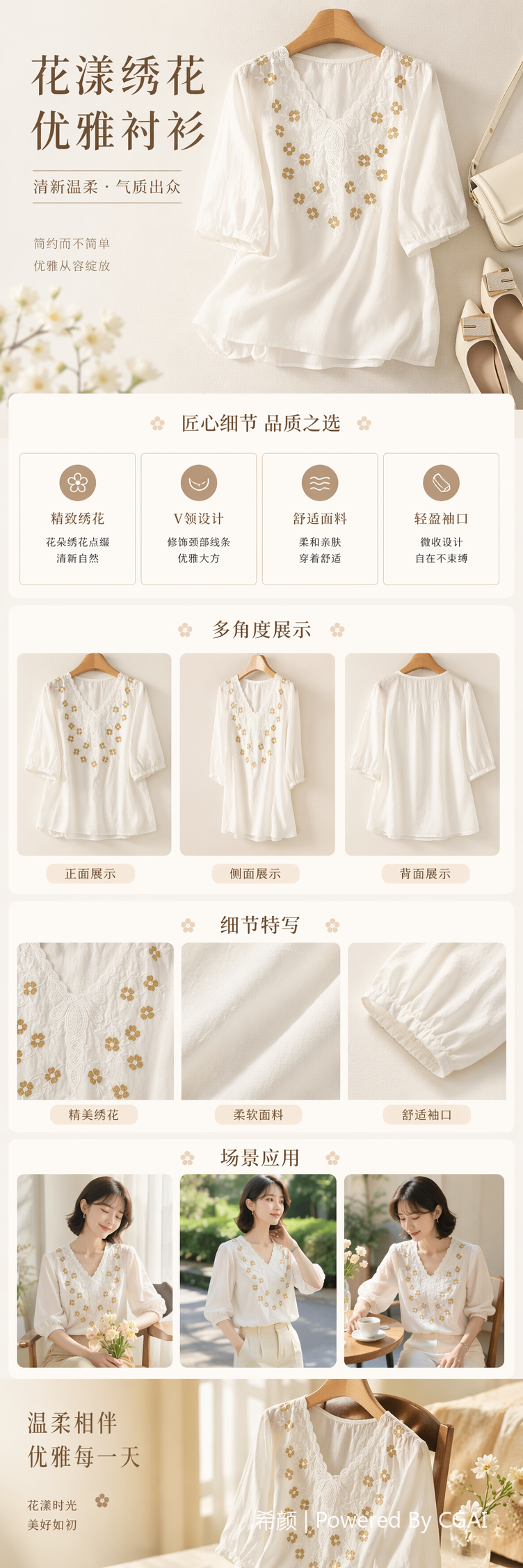 端午手工刺绣织绣工艺品白色钩织上衣浮雕陶瓷杯材料包详情1