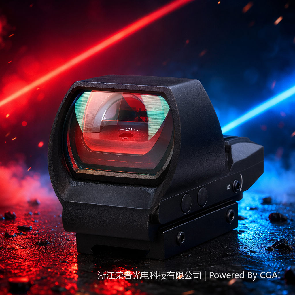 Free Tiger Black Red Dot Sight, waterproof and anti-fog, tactical rail, all-metal material, holographic Red dot outdoor shooting accessory 1009