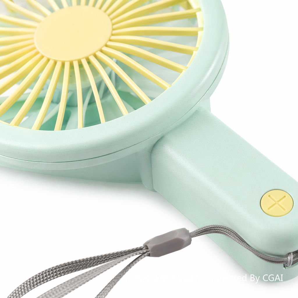 New foldable color handheld mini electric fan for outdoor cooling Application Scenario