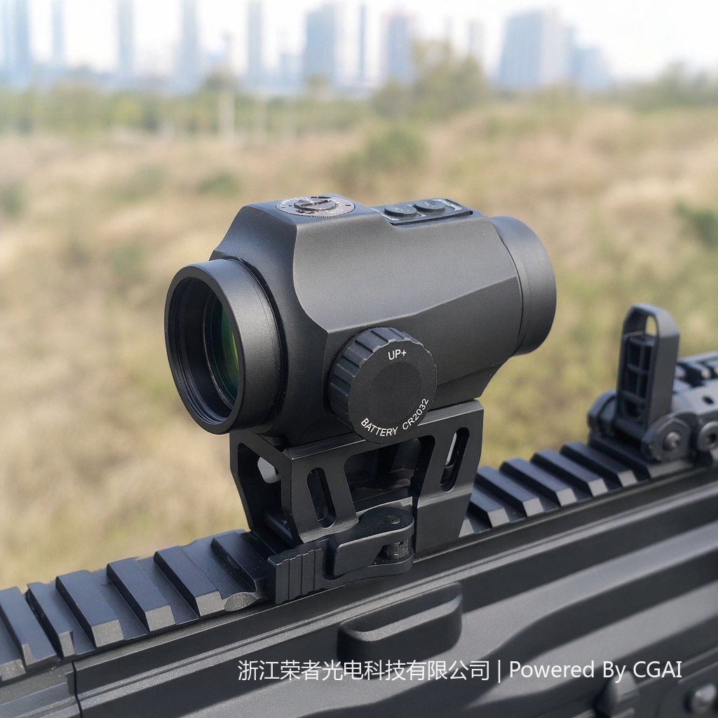 Free Tiger Black Red Dot Sight, waterproof and anti-fog, tactical rail, all-metal material, holographic Red dot outdoor shooting accessory 5550 details Picture