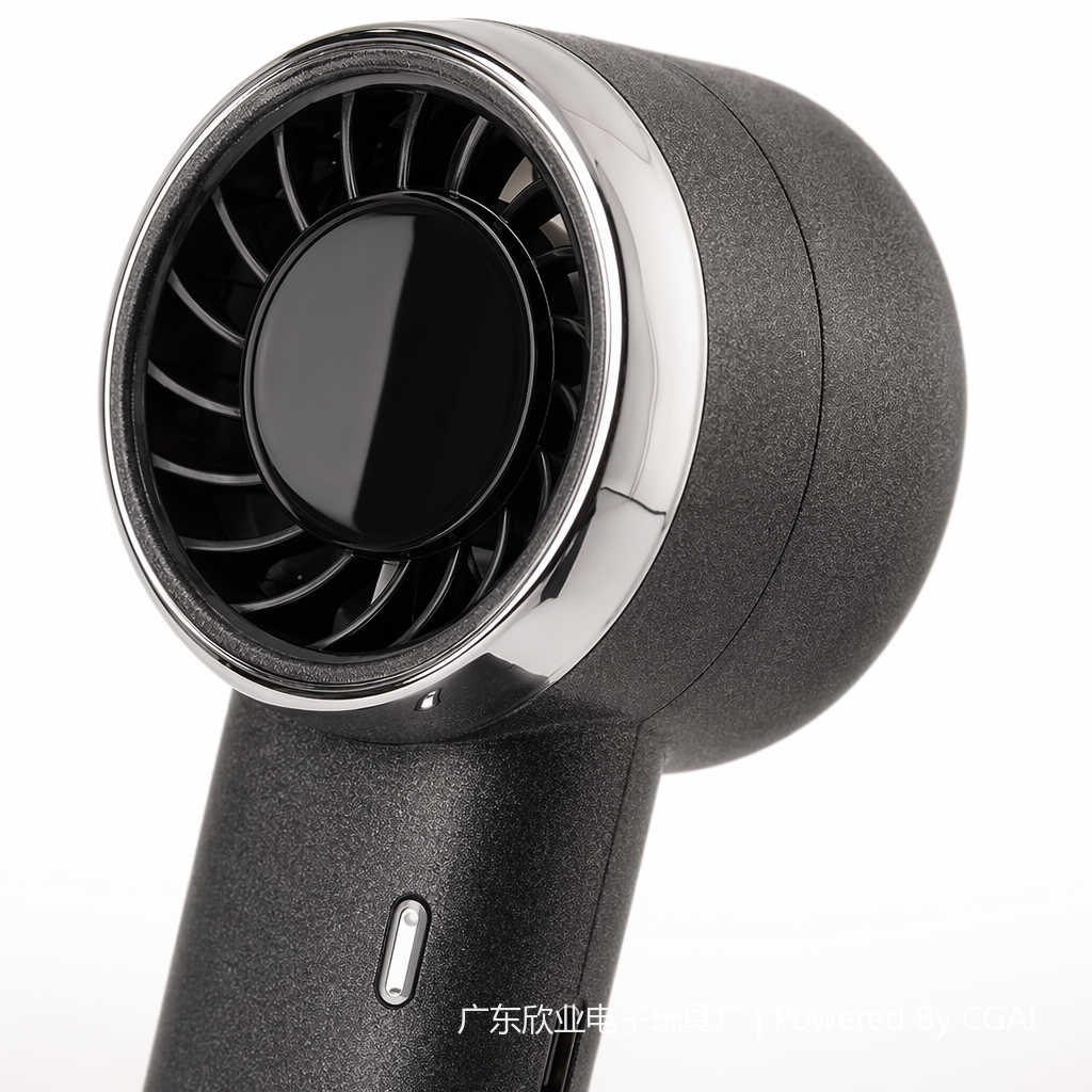 Hot-selling high-speed mini handheld fan available in black and white for outdoor portability Application Scenario