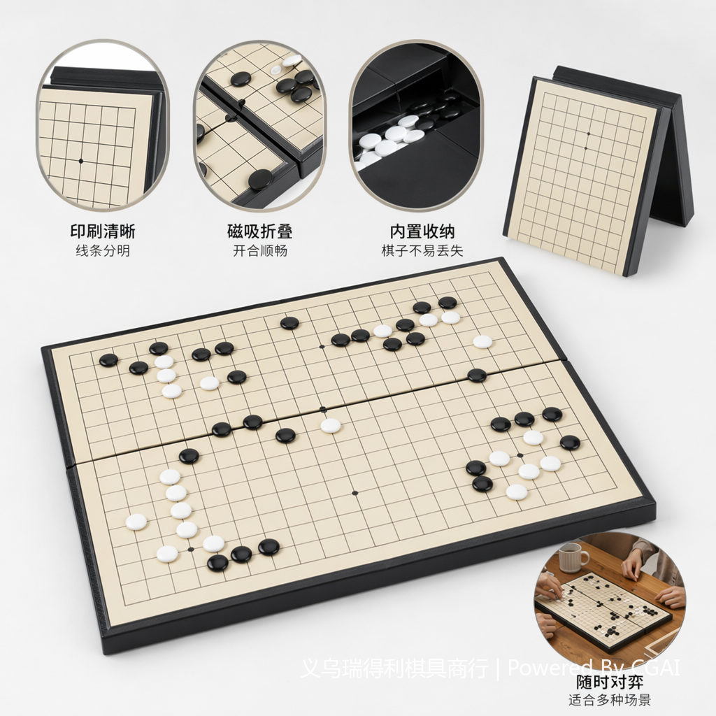 AI智能游戏棋盘 数字棋国际象棋跳棋陆战棋多功能棋具