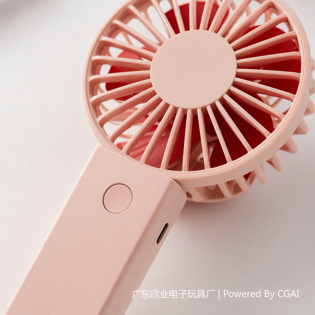 High-speed hot-selling multi-color handheld fans, summer appliances, portable small fans Application Scenario